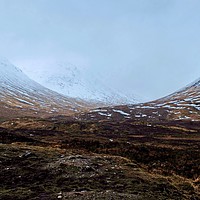 Buy canvas prints of Highlands near Loch Cluanie, Scotland by John Robertson