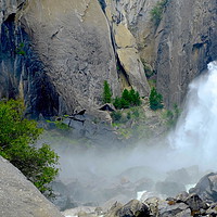 Buy canvas prints of Yosemite Falls  by John Robertson