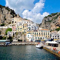 Buy canvas prints of Amalfi, Italy by John Robertson