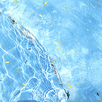 Buy canvas prints of Cool Blue Pool by John Robertson