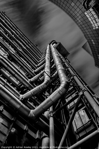 Lloyd's building Picture Board by Adrian Rowley