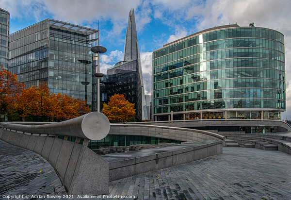The Shard in Autumn Picture Board by Adrian Rowley