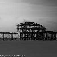 Buy canvas prints of Haunting Beauty of Brightons West Pier by Adrian Rowley