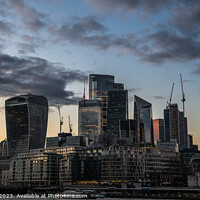 Buy canvas prints of The Walkie Talkie and The City of London by Adrian Rowley
