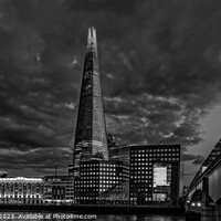 Buy canvas prints of Towering Elegance The Shard by Adrian Rowley