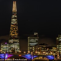 Buy canvas prints of The Shard by Adrian Rowley