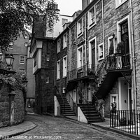 Buy canvas prints of Edinburgh, Ramsey Gardens by Adrian Rowley