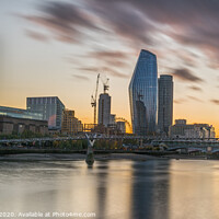 Buy canvas prints of The Tate Modern at Sunset by Adrian Rowley