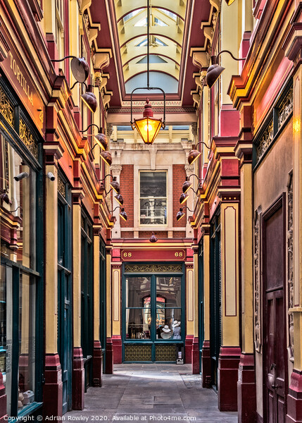 Leadenhall Market Picture Board by Adrian Rowley