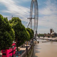 Buy canvas prints of The London Eye by Adrian Rowley