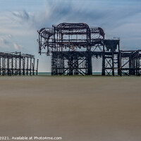 Buy canvas prints of Brighton and The West Pier by Adrian Rowley