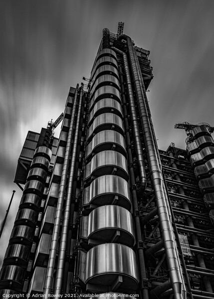Lloyd's building London Picture Board by Adrian Rowley