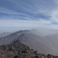 Buy canvas prints of Mount Toubkal Summit by Alex Skinner