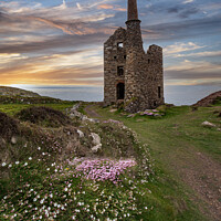 Buy canvas prints of Wheal Leisure Poldark fans (Wheal Owles} by Jim Peters
