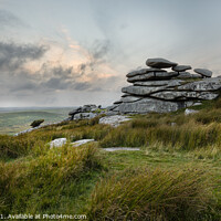 Buy canvas prints of Stowes Hill Bodmin Moor Cornwall by Jim Peters