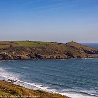 Buy canvas prints of Rame Head in the spring sunshine by Jim Peters