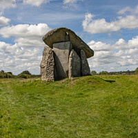 Buy canvas prints of Trethevy Quoit by Jim Peters