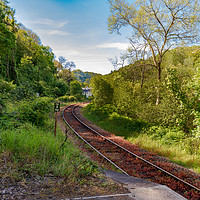 Buy canvas prints of Sandplace station  on the scenic Looe Valley Line by Jim Peters