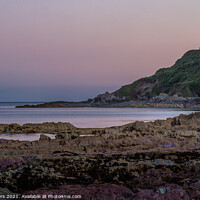 Buy canvas prints of Talland Bay at Dusk by Jim Peters