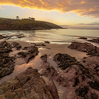 Buy canvas prints of First Light at Talland Bay Cornwall by Jim Peters