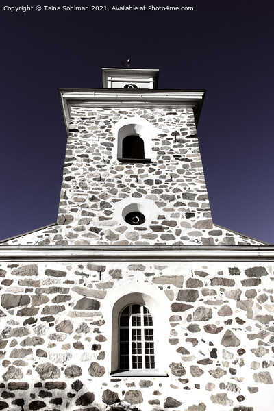 Church Belltower of Greystone Picture Board by Taina Sohlman