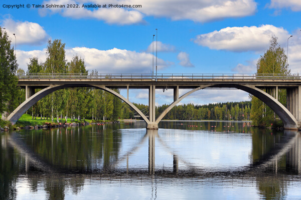 Äänekoski Bridge, Finland Picture Board by Taina Sohlman