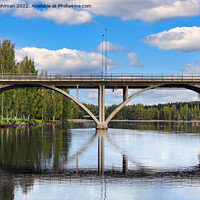 Buy canvas prints of Äänekoski Bridge, Finland by Taina Sohlman