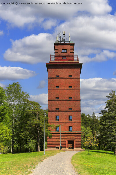 Ekenäs Old Water Tower, Finland Picture Board by Taina Sohlman