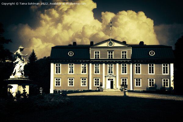 Mustio Manor, Svarta Manor, Finland Dramatic View Picture Board by Taina Sohlman