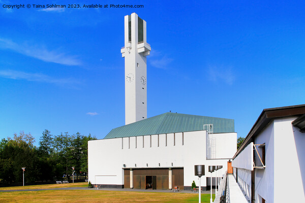 Lakeuden Risti Church by Alvar Aalto, Seinajoki Fi Picture Board by Taina Sohlman