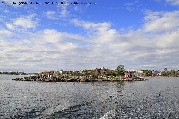 Small Island Ryssänsaari on a Beautiful Day Picture Board by Taina Sohlman