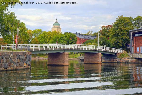 Suomenlinna Bridge in Early Autumn Picture Board by Taina Sohlman