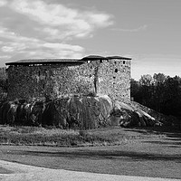 Buy canvas prints of Raseborg Castle Ruins on a Rock by Taina Sohlman