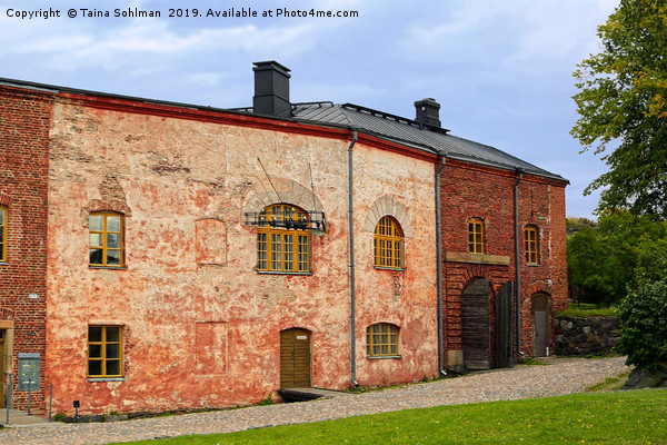 Historic Buildings of Suomenlinna  Picture Board by Taina Sohlman