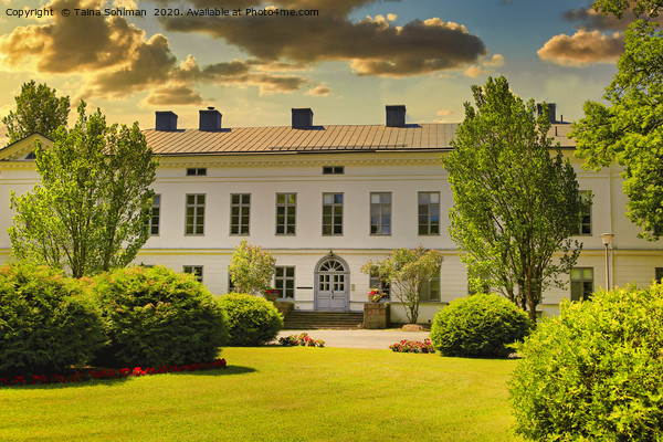 Jokioinen Manor, Finland, Golden Hour Picture Board by Taina Sohlman