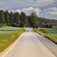Buy canvas prints of Country Road by Taina Sohlman