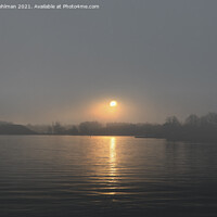 Buy canvas prints of Sunrise Through November Fog by Taina Sohlman