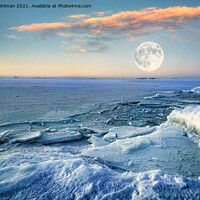 Buy canvas prints of February Full Moon by Taina Sohlman