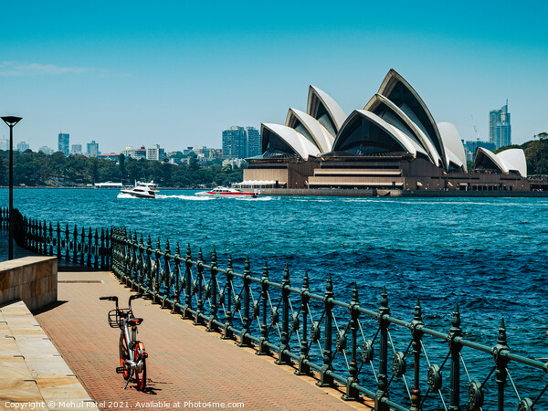View of Sydney Opera House from Milsons Point, Sydney Harbour Picture Board by Mehul Patel