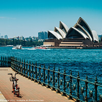 Buy canvas prints of View of Sydney Opera House from Milsons Point, Sydney Harbour by Mehul Patel