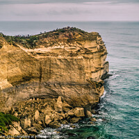 Buy canvas prints of Castle Rock promontory at the Twelve Apostles coastline, Great Ocean Road, Victoria, Australia by Mehul Patel