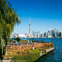 Buy canvas prints of Toronto skyline from Toronto Island by Mehul Patel