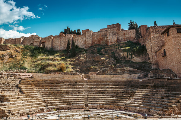 Teatro Romano in Malaga - Andalucia, Spain Picture Board by Mehul Patel