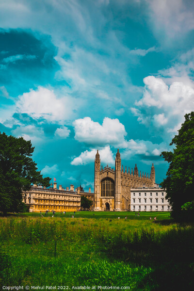 View of King's College Cambridge, with the Chapel in the centre  Picture Board by Mehul Patel