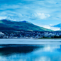 Buy canvas prints of Fort WIlliam viewed across from Corpach Basin on Loch Linnhe by Mehul Patel