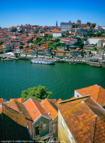 View over the river Douro across to the historic centre of Porto Picture Board by Mehul Patel