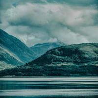 Buy canvas prints of Loch Linnhe and the Nevis mountain range by Fort William, Scottish Highlands, Scotland by Mehul Patel