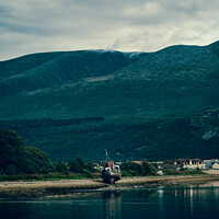 Buy canvas prints of Shipwreck on the shores of Loch Linnhe by Mehul Patel