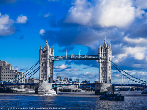 Cool tone Tower Bridge Picture Board by Mehul Patel