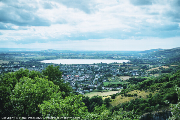 Cheddar village and reservoir, Somerset Picture Board by Mehul Patel